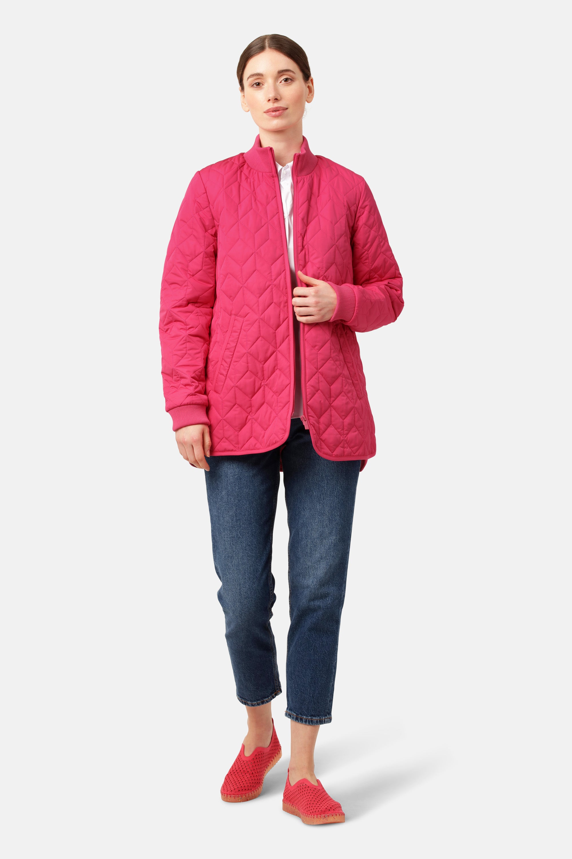 Ilse Jacobsen Hornbæk Outerwear Steppjacke Jacket 917 Magenta